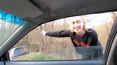 Словила попутку и расплатилась с водителем натурой